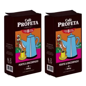 Café Torrado e Moído Vácuo Profeta Extra Forte - 2 Pacotes de 500g