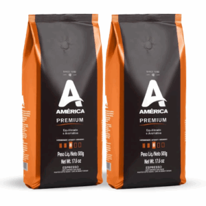 cafe em graos premium america kit com 2 pacotes
