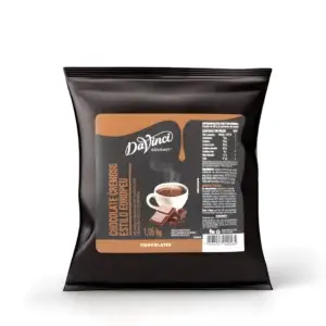 Chocolate Quente Cremoso em Pó DaVinci Estilo Europeu 1,05Kg